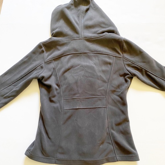 Mondetta grey fleece asymmetrical zipper jacket - Picture 4 of 5